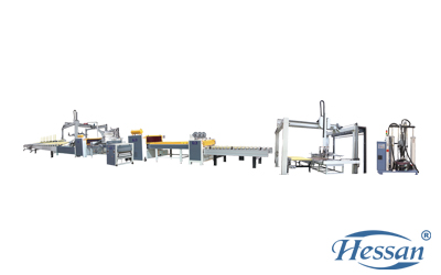 HY-PUR-1400DZ – Automatic PUR Glue Panel Lamination Production Line