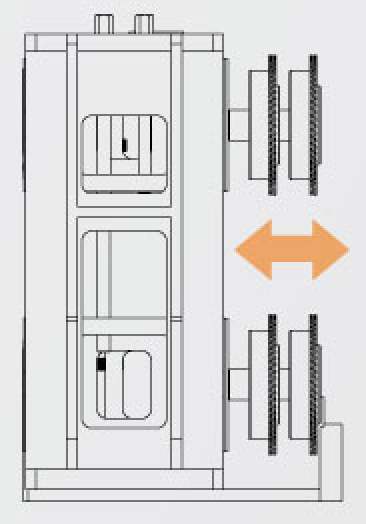 Automatic scoring saw movement
