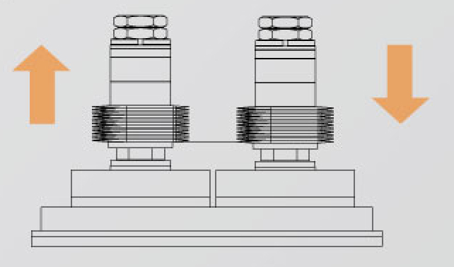 Automatic shaper spindle elevation