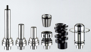 Various types of tool holders and collets