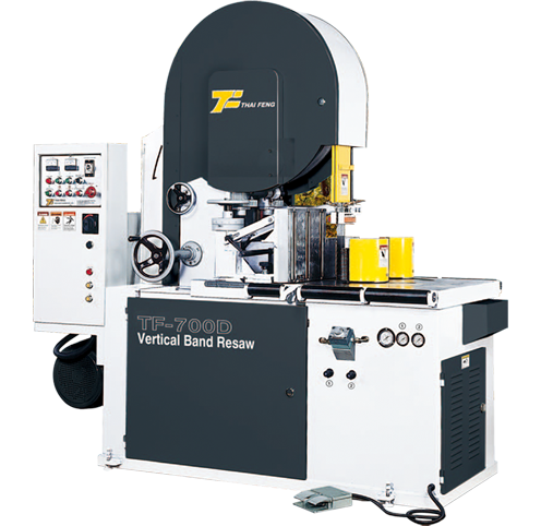 Vertical Band Resaw - Hydraulic Series - 2 feed rollers