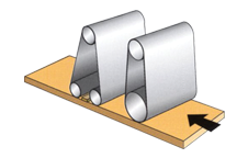 Top Sander (Industrial Type) Belt Feeding Conveyor 1