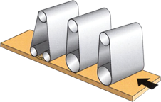 Top Sander (Industrial Type) Belt Feeding Conveyor 2