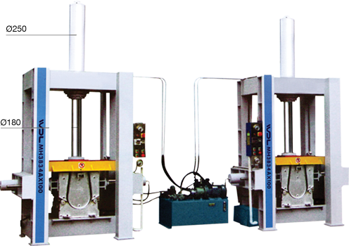 MH3834Ax100x2 – Curved Wood Forming Press