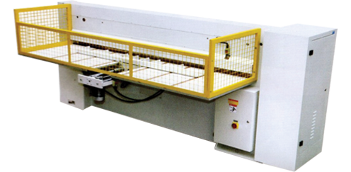 The Motor Driven Rear Ruler Place Workpiece to The Right Position