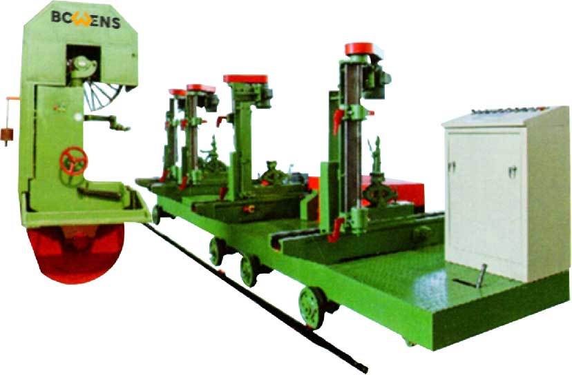 Bowens MJ3212-5000 MJ3212B-5000 Vertical Band Sawmill With CNC Log Carriage