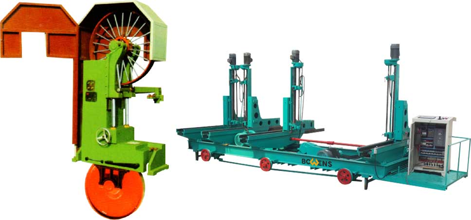 Bowens MJ3310-3000 MJ3310-5000 Vertical Band Sawmill With Log Carriage