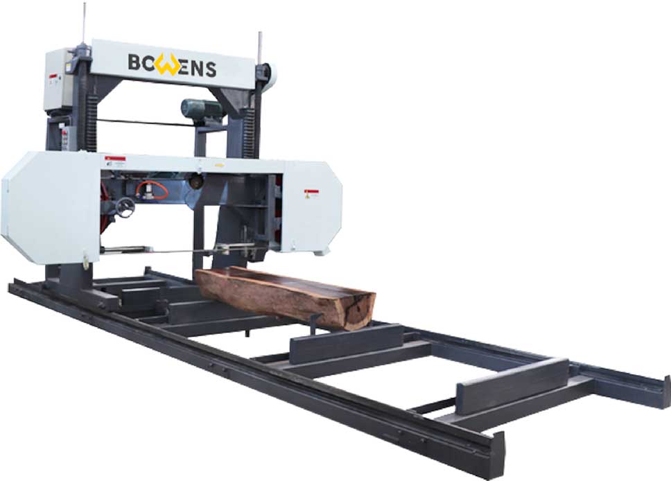 Bowens MJ700E MJ1000E MJ1300E MJ1600E Portable Horizontal Band Sawmill Electric Model