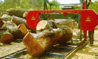 Bowens MJ700D MJ1000D MJ1300D MJ1600D Portable Horizontal Band Sawmill Diesel Model