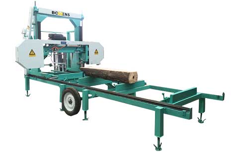 Bowens MJ700D MJ1000D MJ1300D MJ1600D Portable Horizontal Band Sawmill Diesel Model