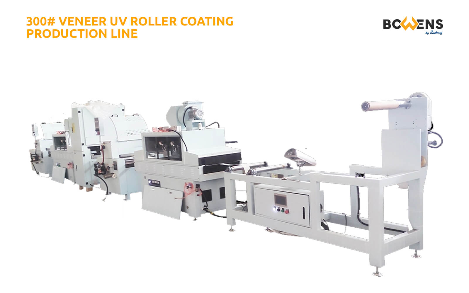 300# Veneer UV Roller Coating Production Line