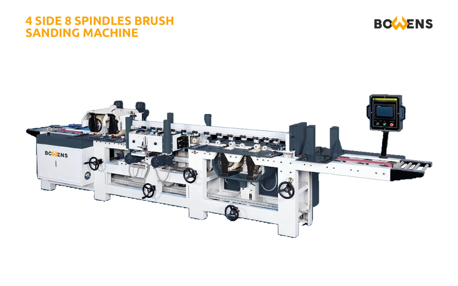 4 Side 8 Spindles Brush Sanding Machine