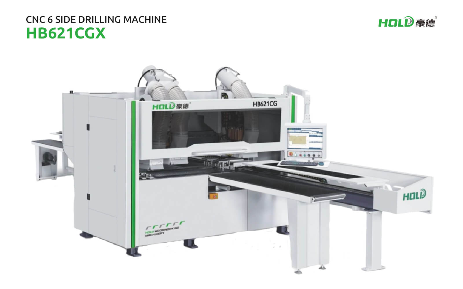 HB621CGX – CNC 6 Side Drilling Machine