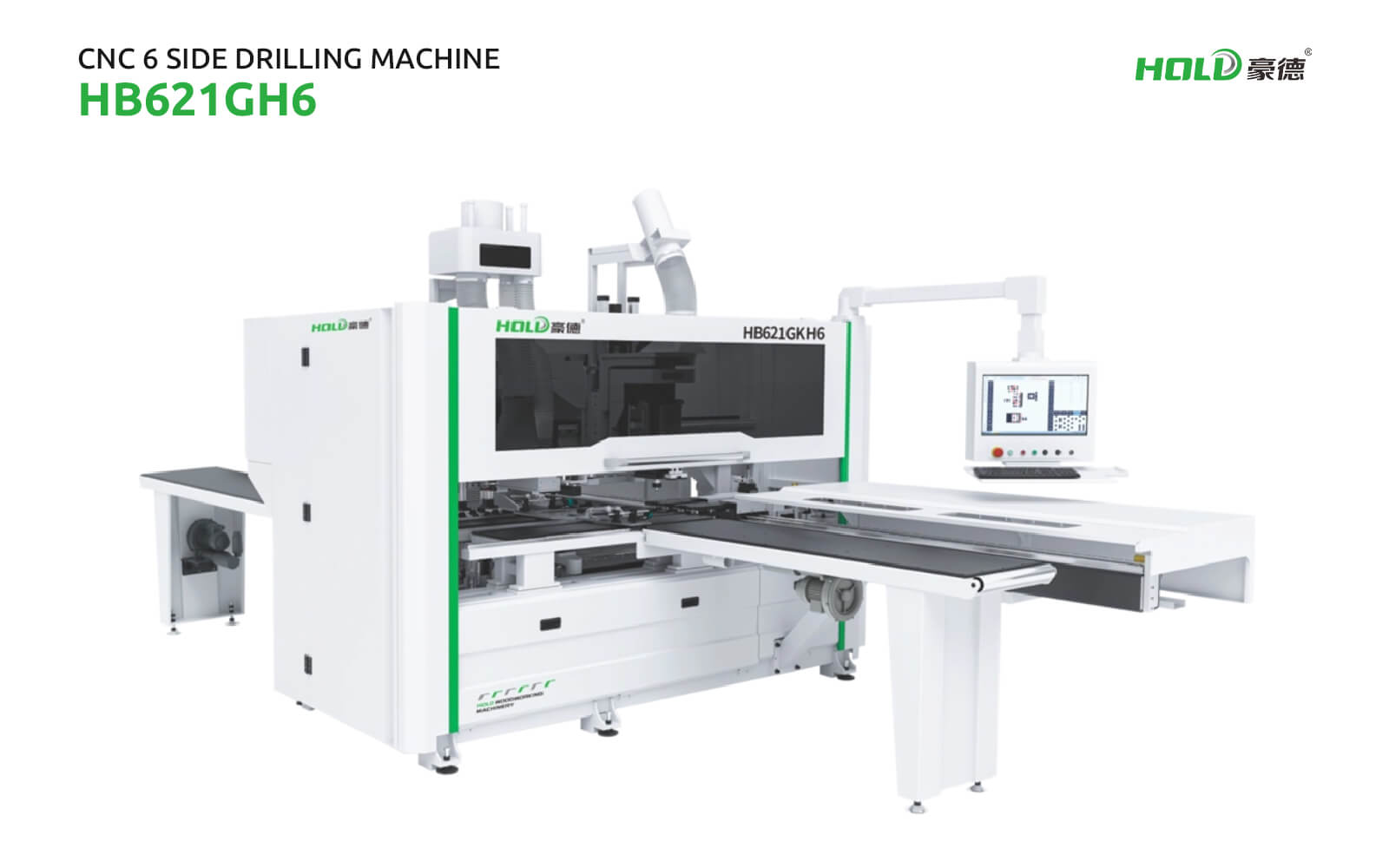 HB621GH6 – CNC 6 Side Driling Machine