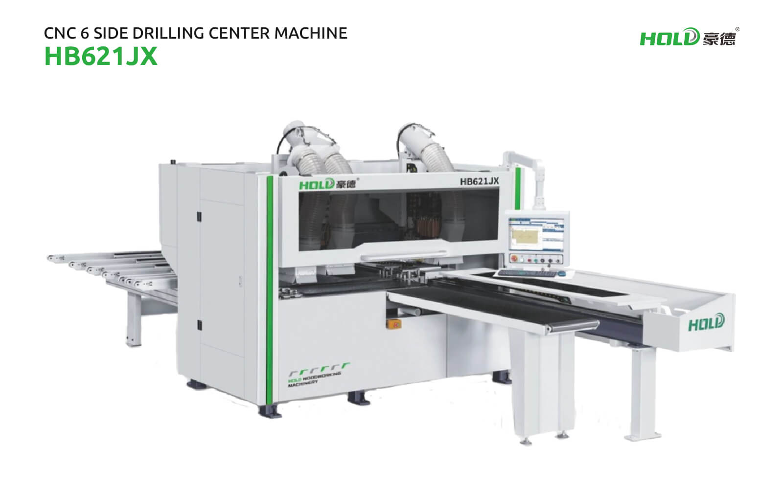 HB621JX – CNC 6 Side Drilling Center Machine