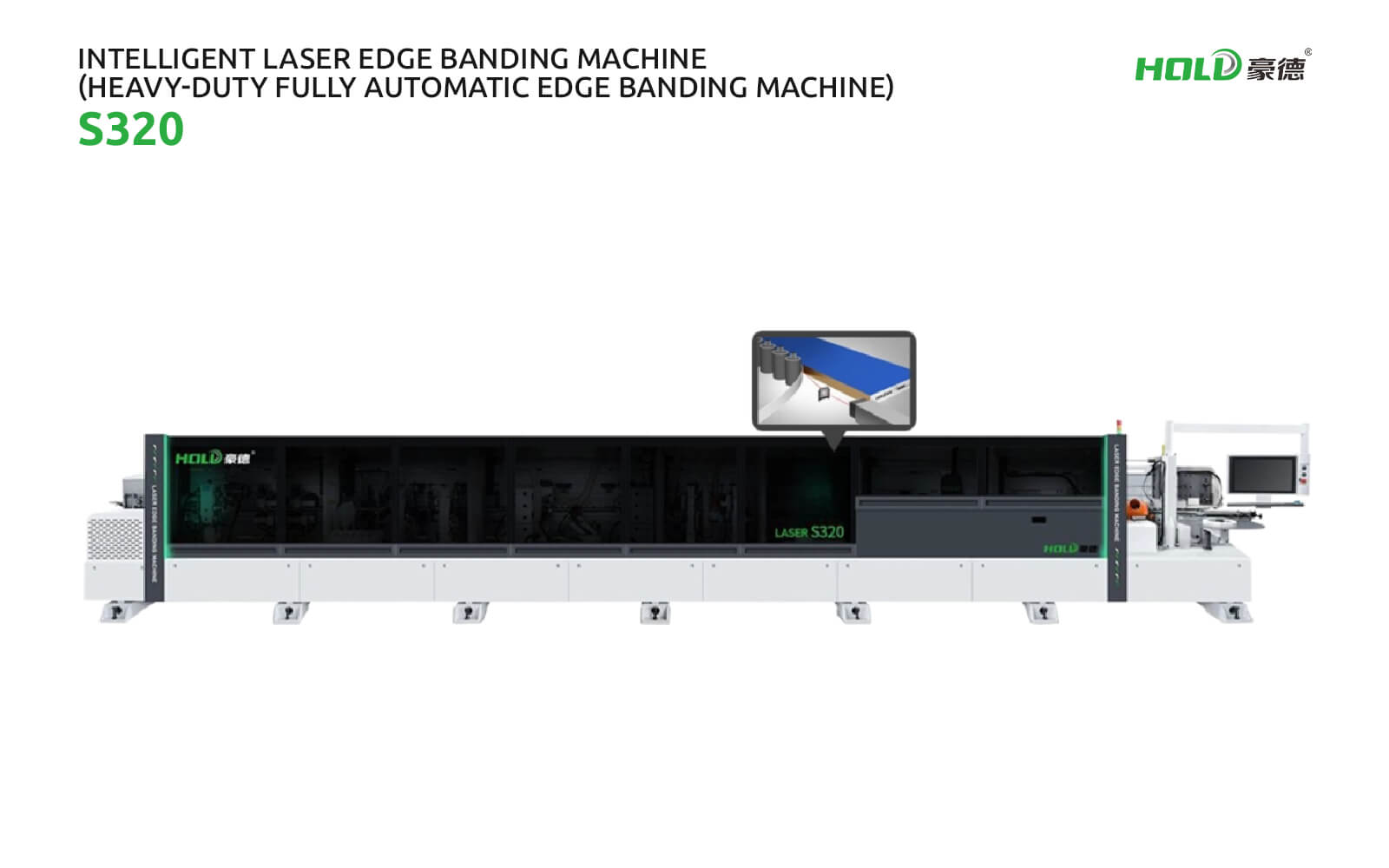 S320 – Heavy Duty Fully Automatic Laser Edge Banding Machine
