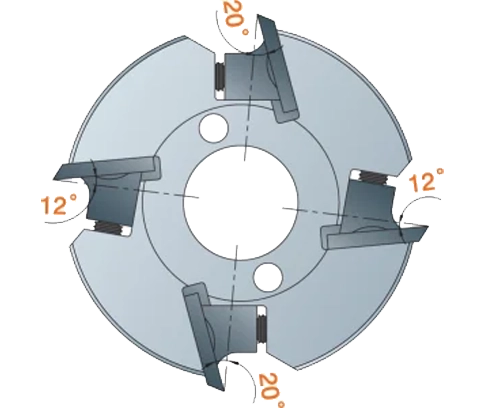 Two Cutting Angles On One Cutter