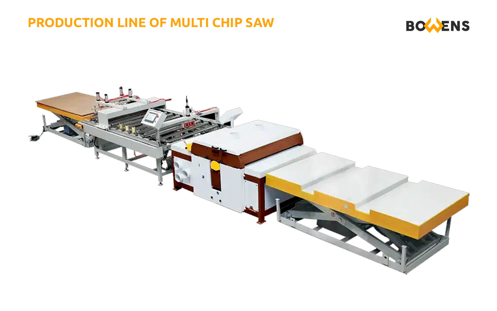 Production Line of Multi Chip Saw