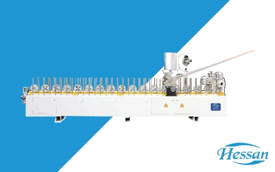 HY-FA-400 – EVA/PO Hot Glue Profile Wrapping Machine