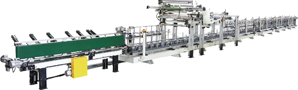 HY-FE-1300W - PUR Glue Panel Wrapping Machine