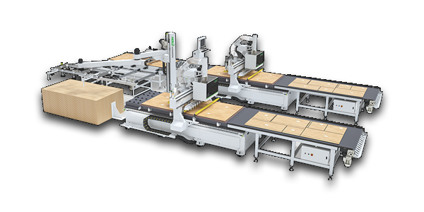 CNC Cutting Workstation Highlight Wood Panel Series